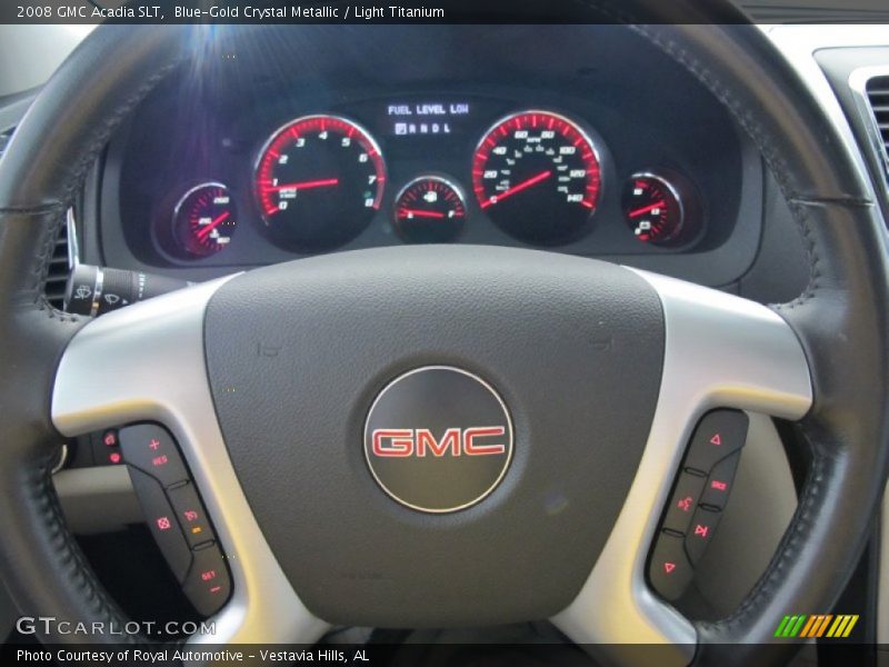 Blue-Gold Crystal Metallic / Light Titanium 2008 GMC Acadia SLT