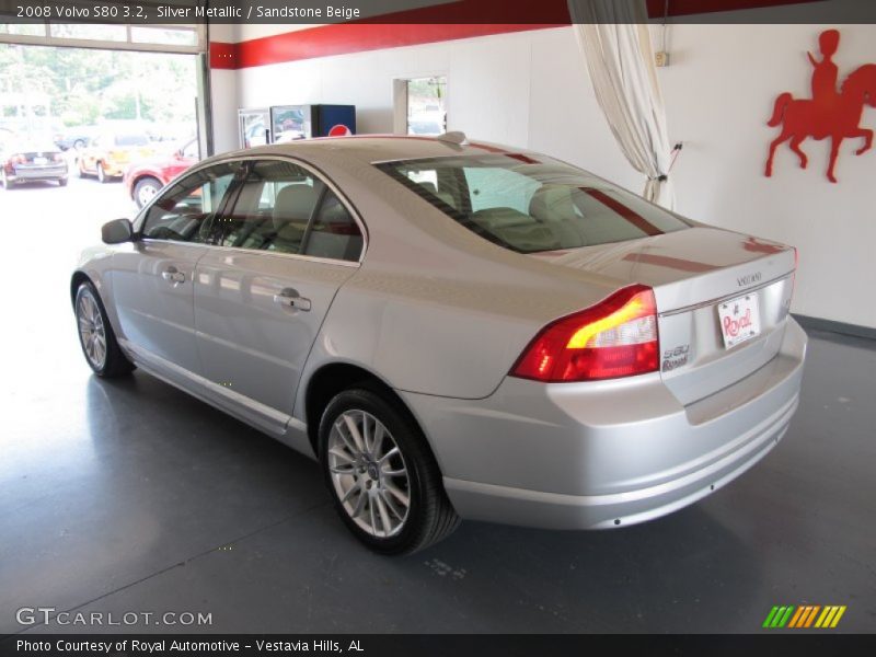 Silver Metallic / Sandstone Beige 2008 Volvo S80 3.2