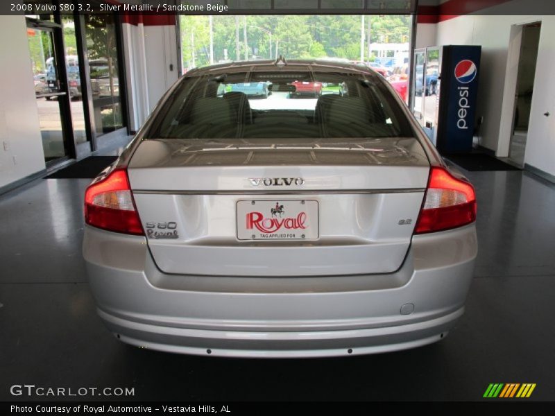 Silver Metallic / Sandstone Beige 2008 Volvo S80 3.2