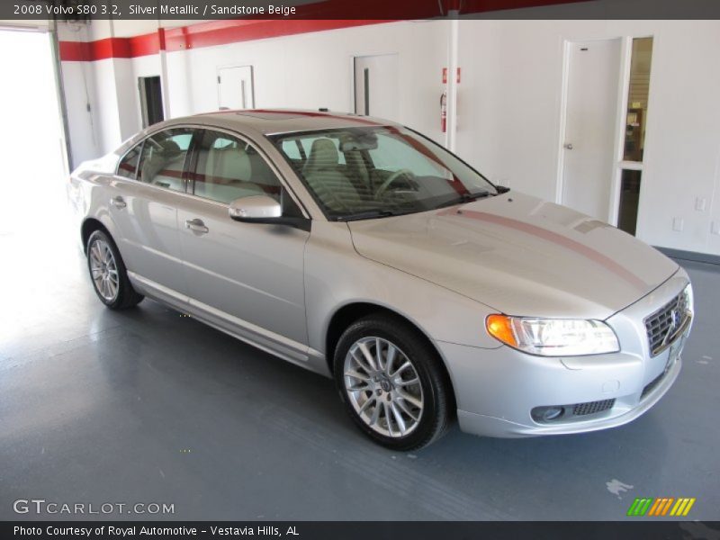 Silver Metallic / Sandstone Beige 2008 Volvo S80 3.2