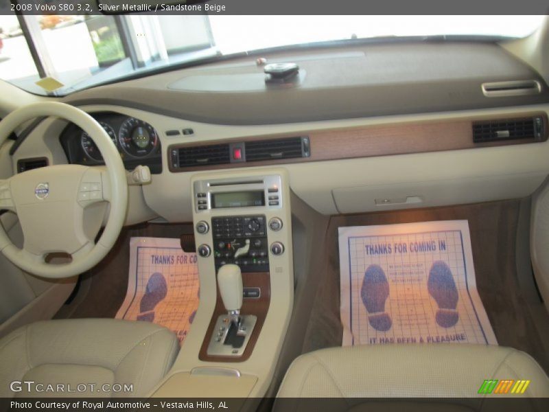 Silver Metallic / Sandstone Beige 2008 Volvo S80 3.2