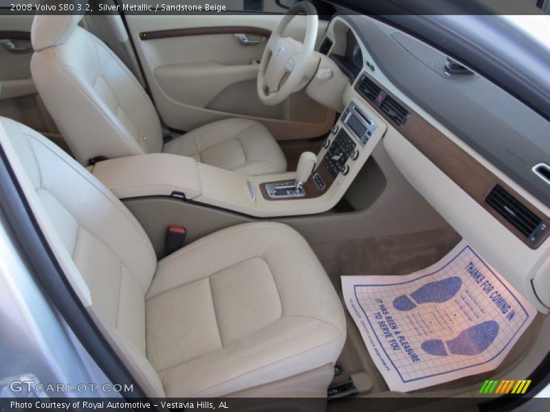 Silver Metallic / Sandstone Beige 2008 Volvo S80 3.2
