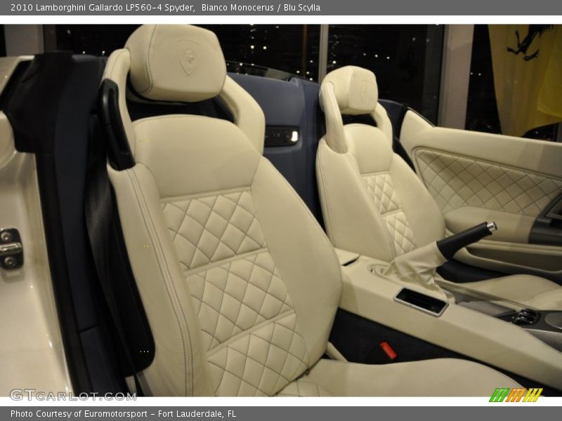  2010 Gallardo LP560-4 Spyder Blu Scylla Interior