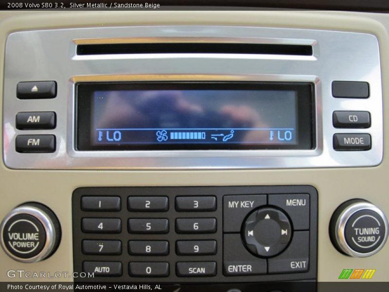 Silver Metallic / Sandstone Beige 2008 Volvo S80 3.2