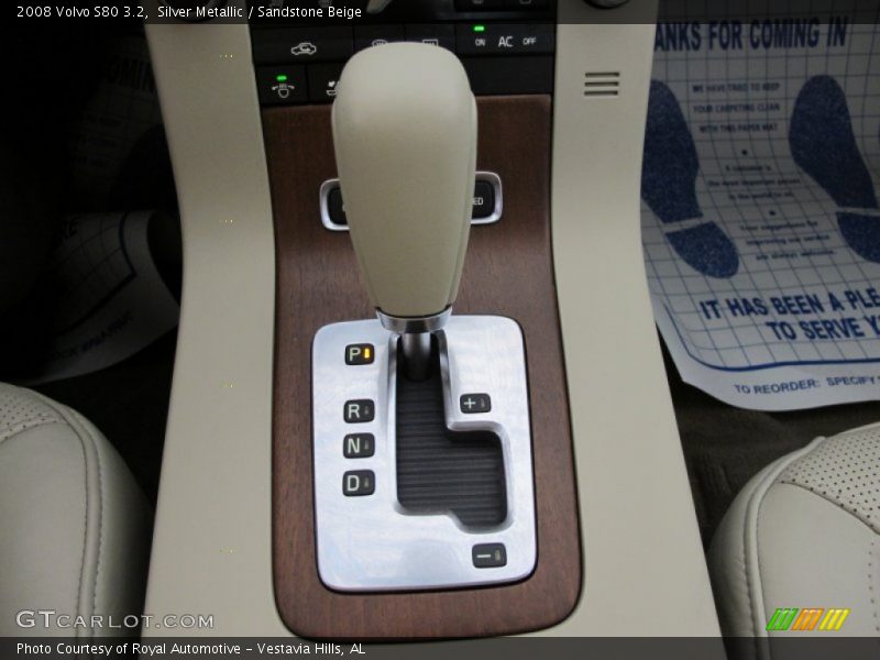 Silver Metallic / Sandstone Beige 2008 Volvo S80 3.2