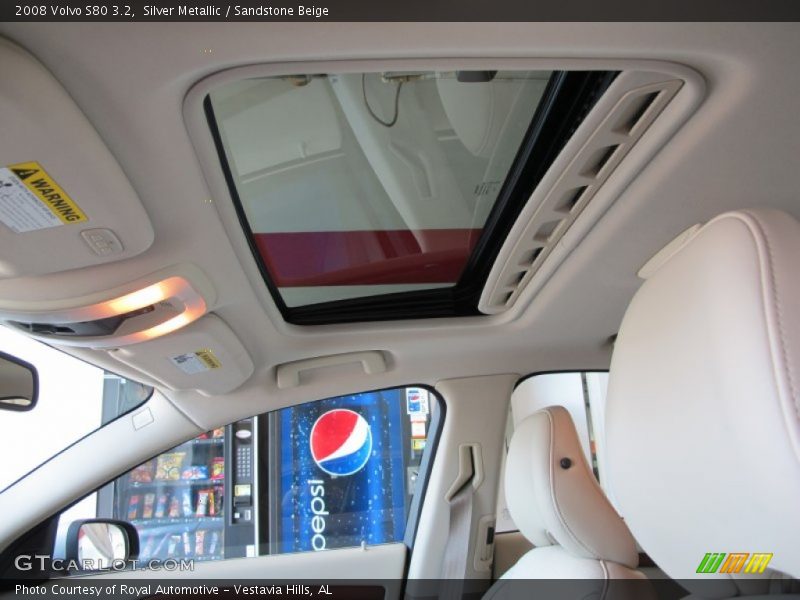 Silver Metallic / Sandstone Beige 2008 Volvo S80 3.2