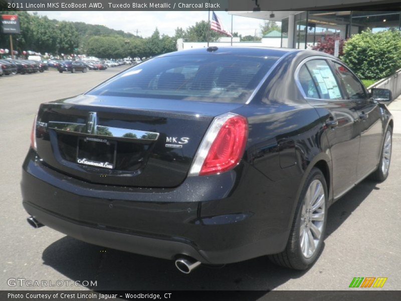Tuxedo Black Metallic / Charcoal Black 2011 Lincoln MKS EcoBoost AWD