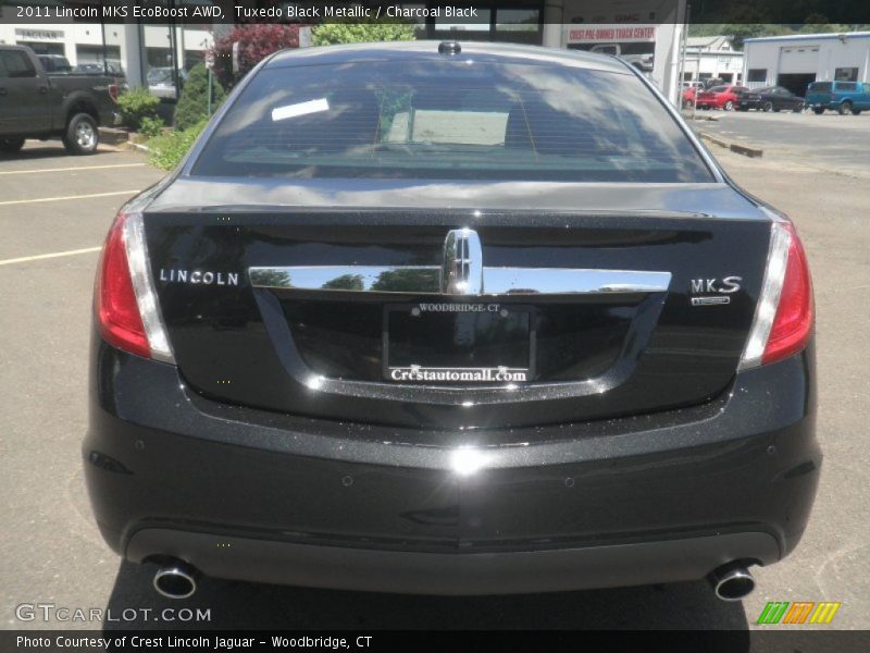 Tuxedo Black Metallic / Charcoal Black 2011 Lincoln MKS EcoBoost AWD