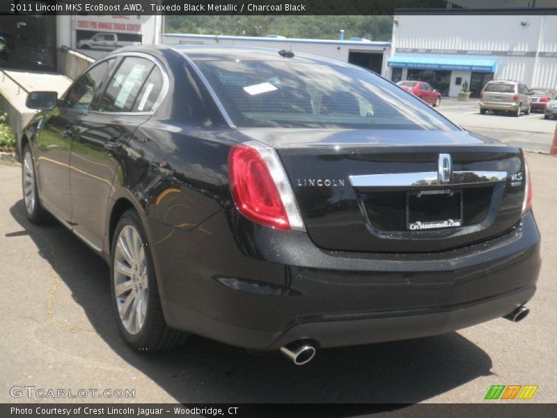 Tuxedo Black Metallic / Charcoal Black 2011 Lincoln MKS EcoBoost AWD