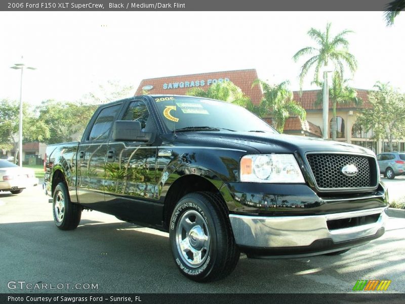 Black / Medium/Dark Flint 2006 Ford F150 XLT SuperCrew