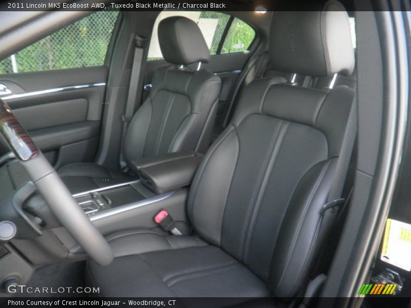  2011 MKS EcoBoost AWD Charcoal Black Interior