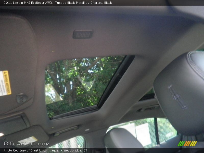 Tuxedo Black Metallic / Charcoal Black 2011 Lincoln MKS EcoBoost AWD