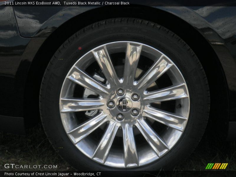 Tuxedo Black Metallic / Charcoal Black 2011 Lincoln MKS EcoBoost AWD