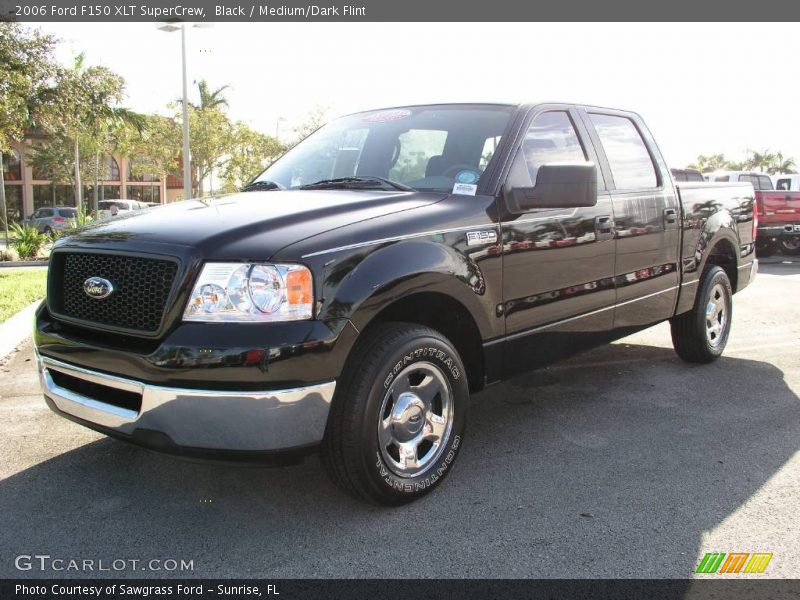 Black / Medium/Dark Flint 2006 Ford F150 XLT SuperCrew