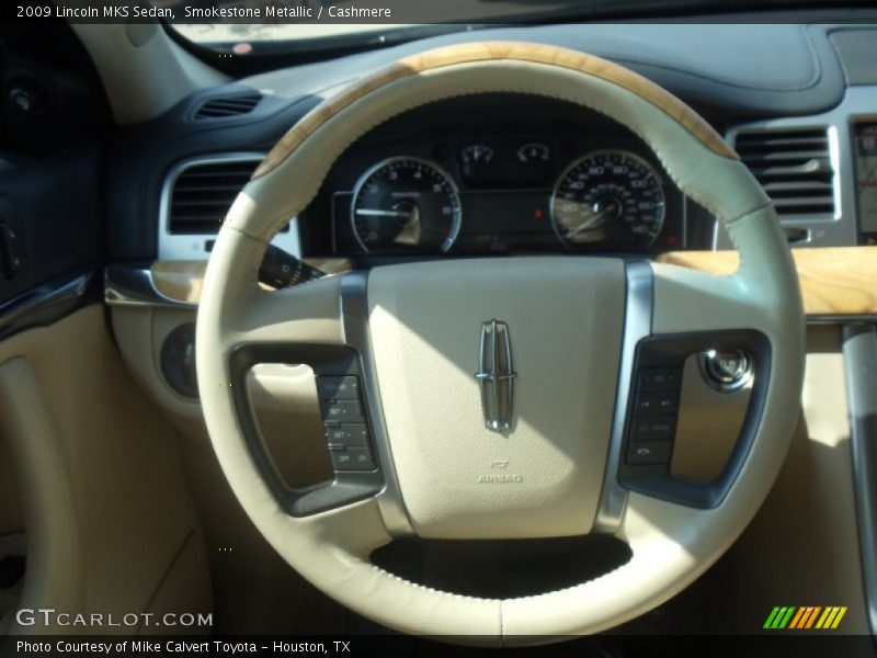 Smokestone Metallic / Cashmere 2009 Lincoln MKS Sedan