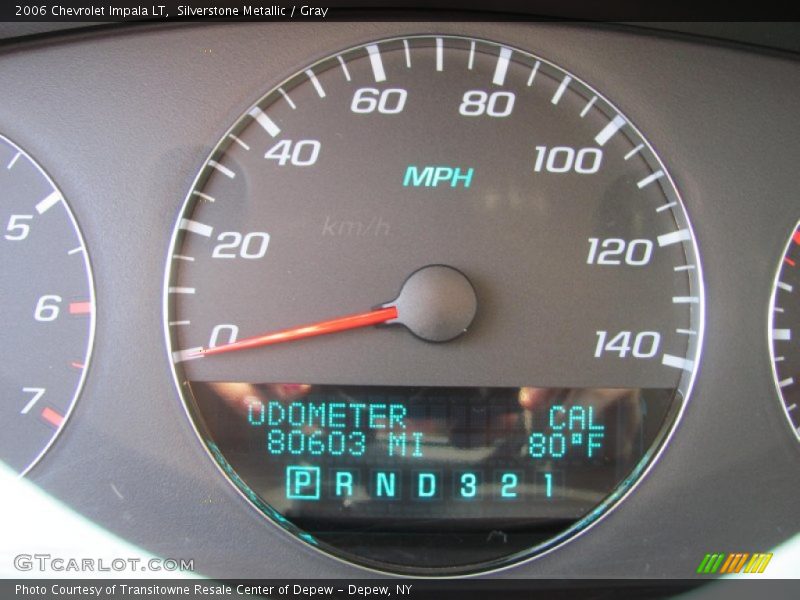 Silverstone Metallic / Gray 2006 Chevrolet Impala LT