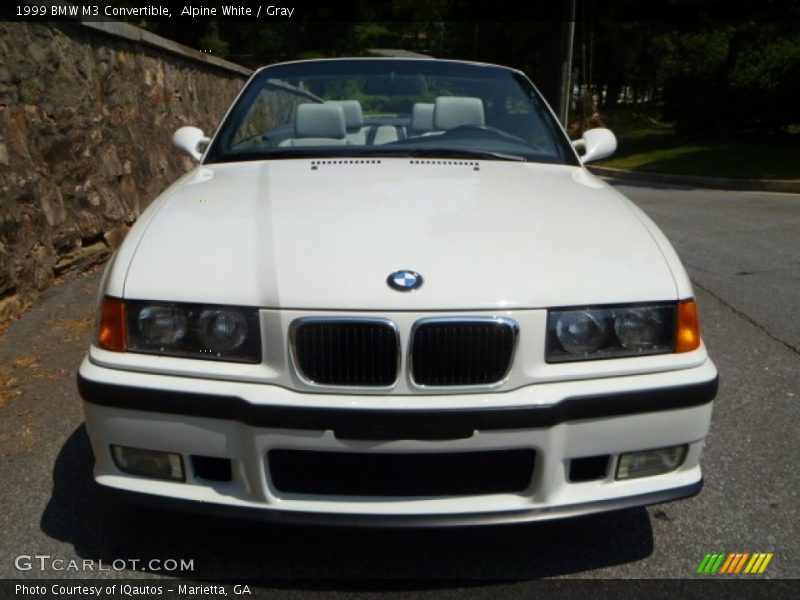 Alpine White / Gray 1999 BMW M3 Convertible