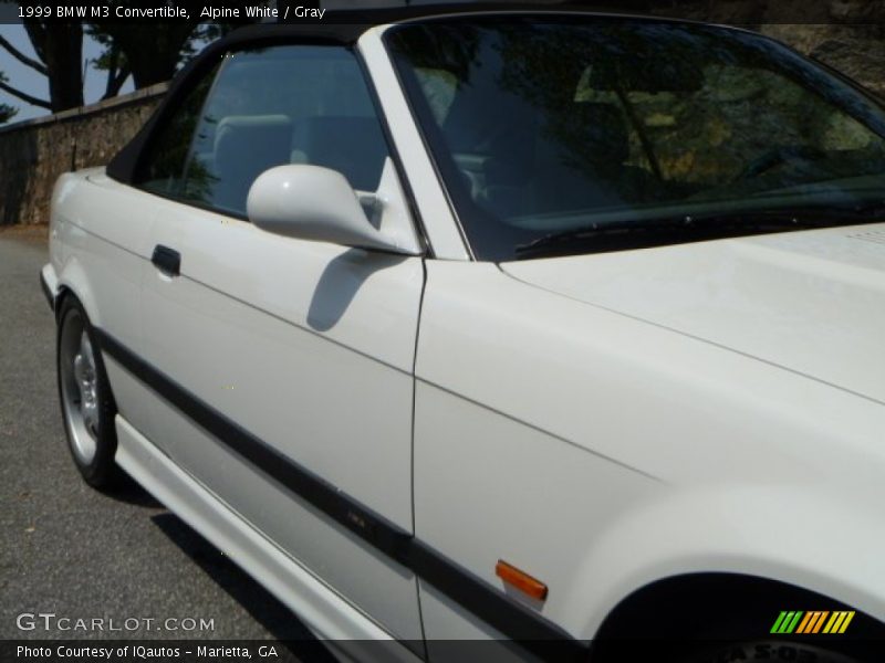 Alpine White / Gray 1999 BMW M3 Convertible