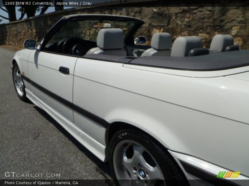 Alpine White / Gray 1999 BMW M3 Convertible