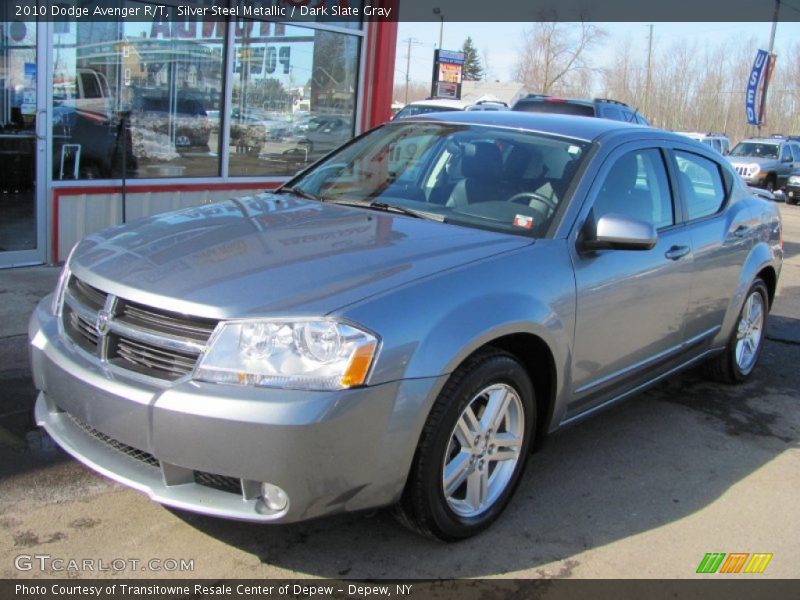 Silver Steel Metallic / Dark Slate Gray 2010 Dodge Avenger R/T