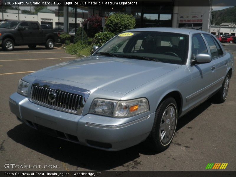 Light Ice Blue Metallic / Medium Light Stone 2006 Mercury Grand Marquis GS