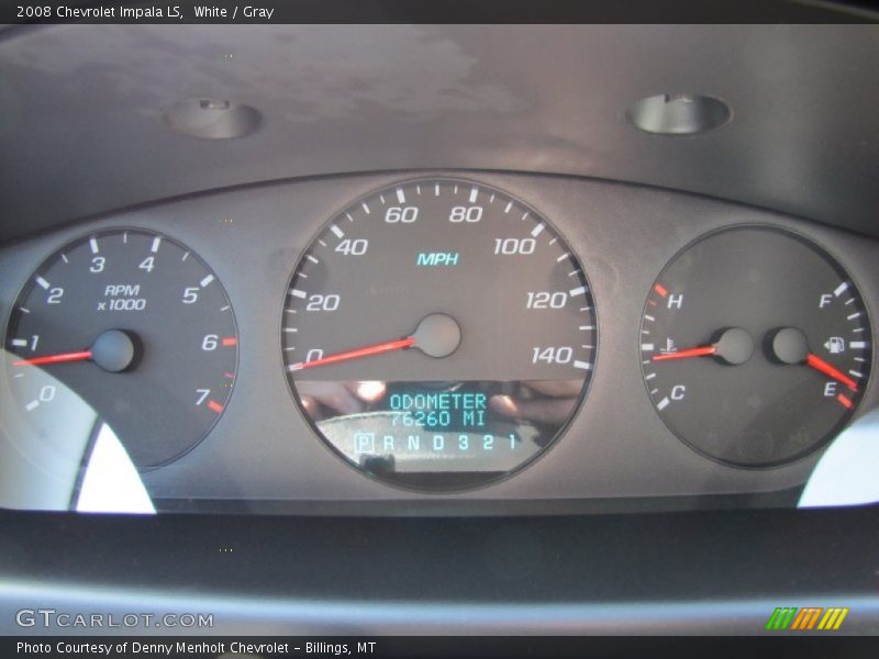  2008 Impala LS LS Gauges