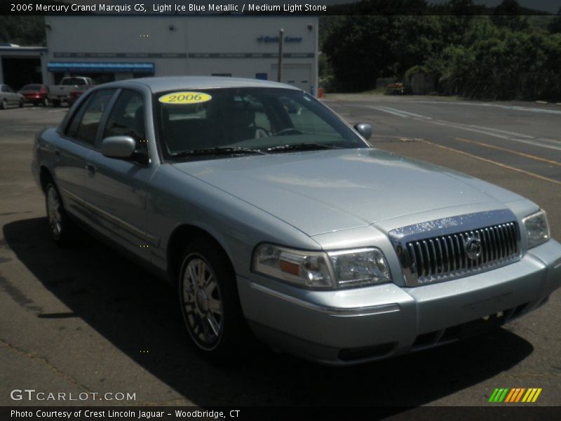 Light Ice Blue Metallic / Medium Light Stone 2006 Mercury Grand Marquis GS