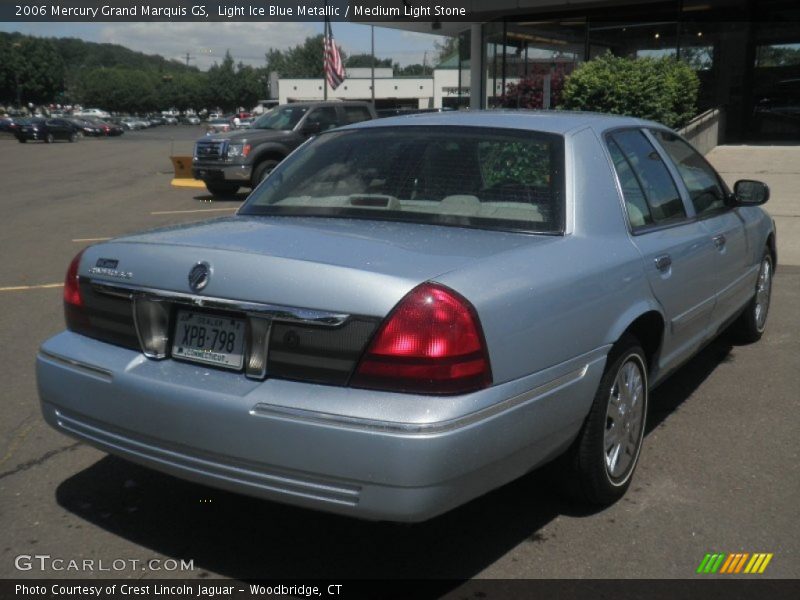 Light Ice Blue Metallic / Medium Light Stone 2006 Mercury Grand Marquis GS