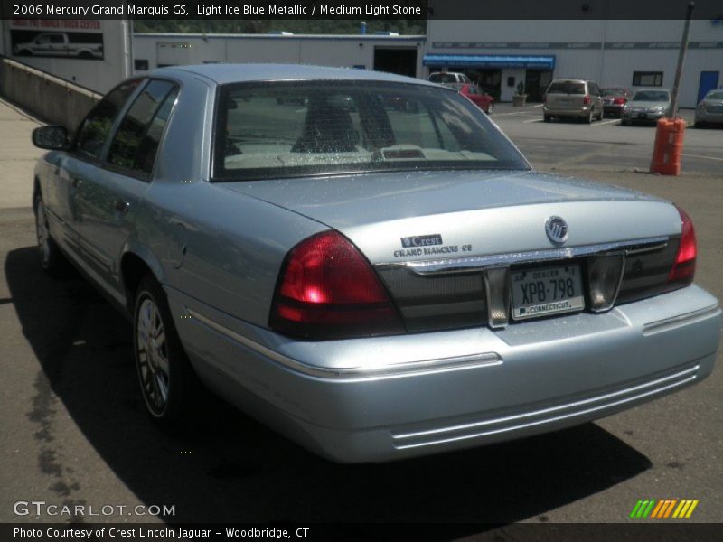 Light Ice Blue Metallic / Medium Light Stone 2006 Mercury Grand Marquis GS