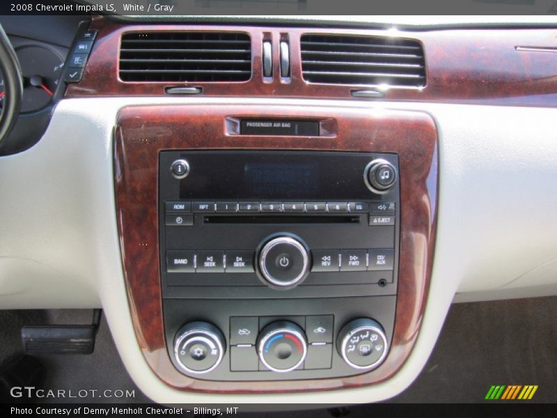 Controls of 2008 Impala LS