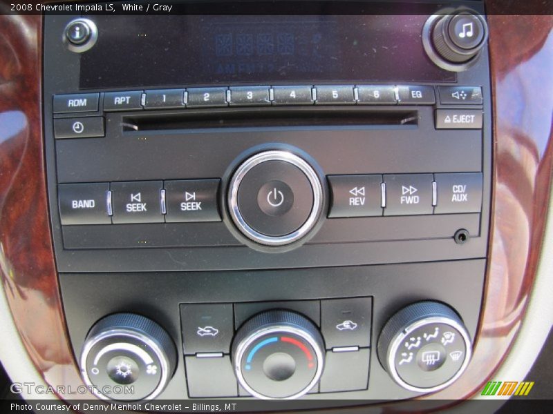Controls of 2008 Impala LS