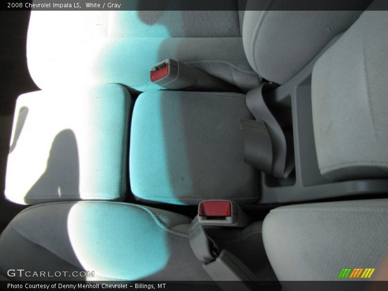 White / Gray 2008 Chevrolet Impala LS