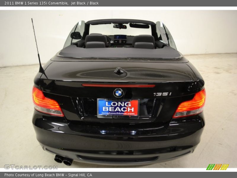 Jet Black / Black 2011 BMW 1 Series 135i Convertible