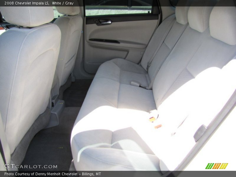 White / Gray 2008 Chevrolet Impala LS