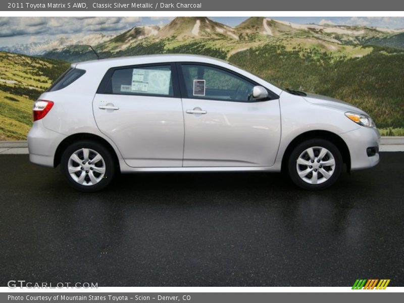  2011 Matrix S AWD Classic Silver Metallic