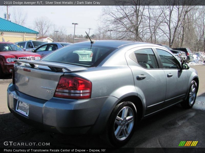 Silver Steel Metallic / Dark Slate Gray 2010 Dodge Avenger R/T