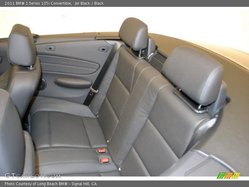  2011 1 Series 135i Convertible Black Interior