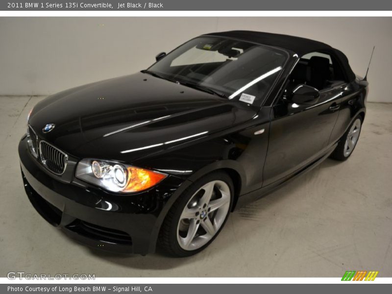 Jet Black / Black 2011 BMW 1 Series 135i Convertible