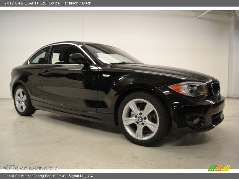 Jet Black / Black 2012 BMW 1 Series 128i Coupe
