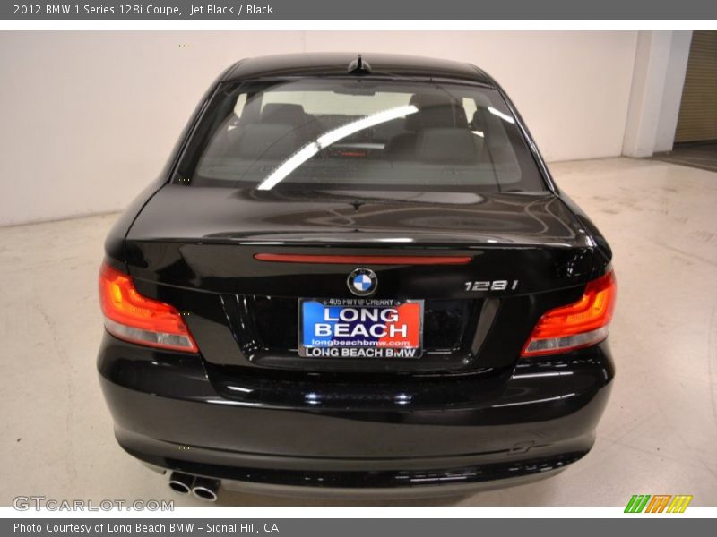 Jet Black / Black 2012 BMW 1 Series 128i Coupe