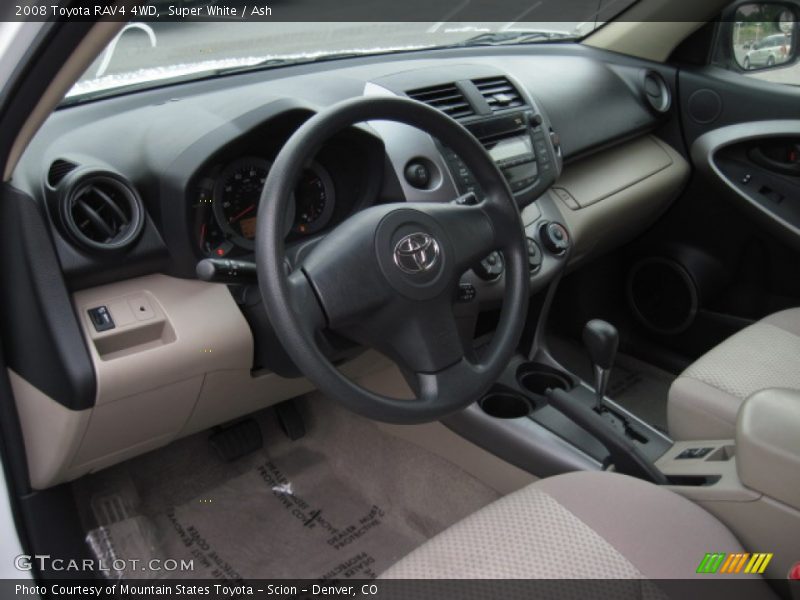 Super White / Ash 2008 Toyota RAV4 4WD
