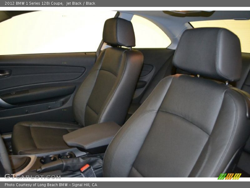  2012 1 Series 128i Coupe Black Interior