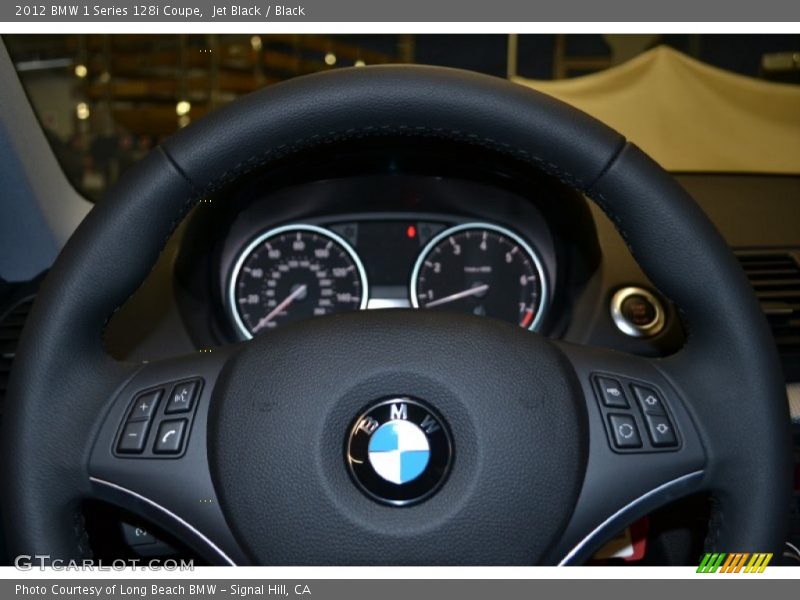 Jet Black / Black 2012 BMW 1 Series 128i Coupe
