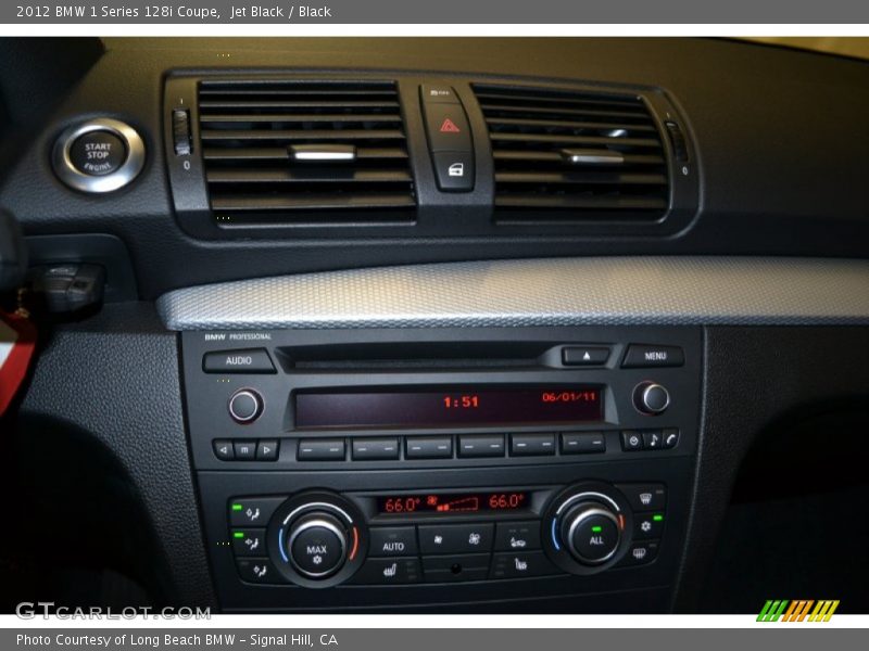 Jet Black / Black 2012 BMW 1 Series 128i Coupe