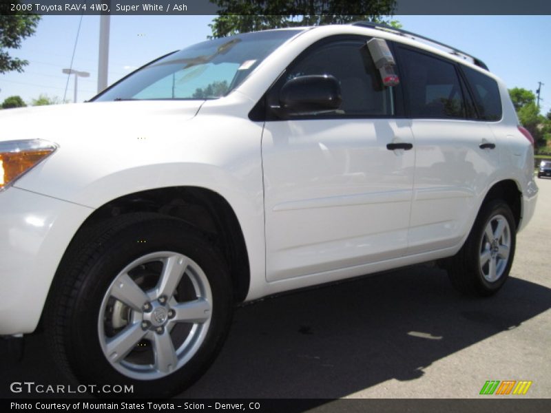 Super White / Ash 2008 Toyota RAV4 4WD