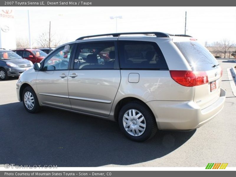 Desert Sand Mica / Taupe 2007 Toyota Sienna LE