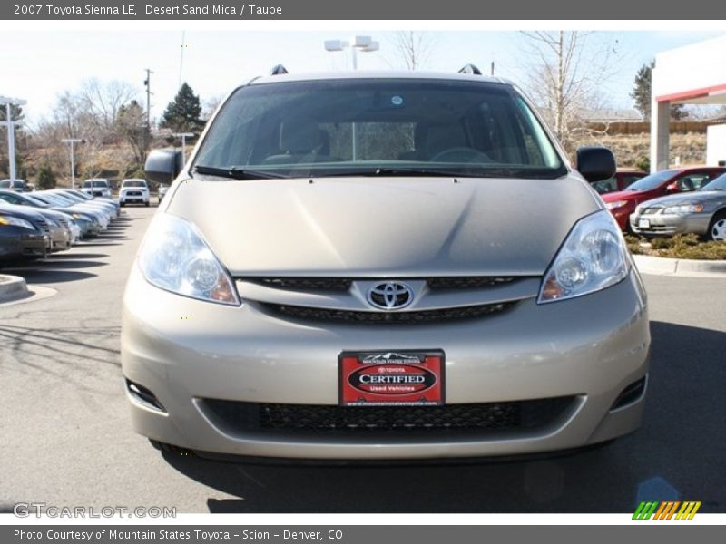 Desert Sand Mica / Taupe 2007 Toyota Sienna LE