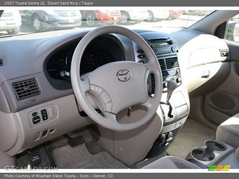 Desert Sand Mica / Taupe 2007 Toyota Sienna LE