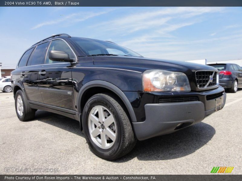 Black / Taupe 2004 Volvo XC90 T6 AWD