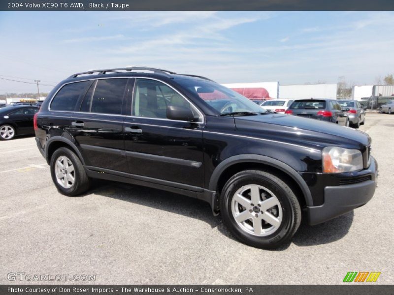 Black / Taupe 2004 Volvo XC90 T6 AWD